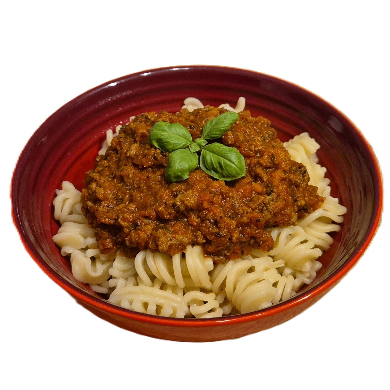 Pasta med kødsovs