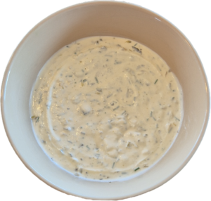 Creme fraiche-dressing