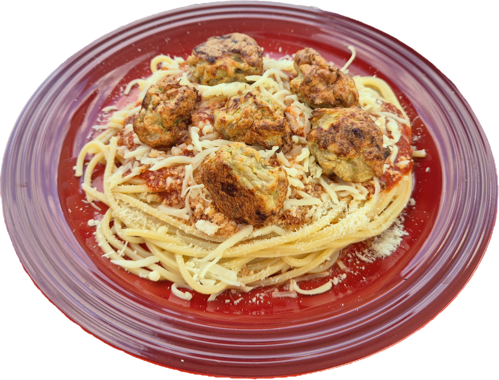 Spaghetti med kødboller og tomatsauce